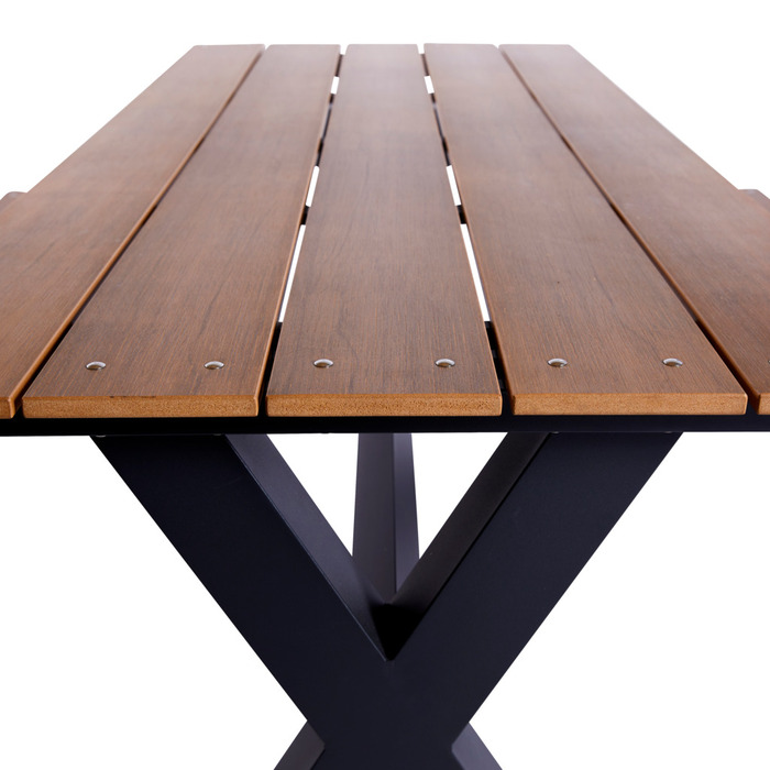 Bord-/bänkset X-modell Teak 176 x 151 cm  Hortus